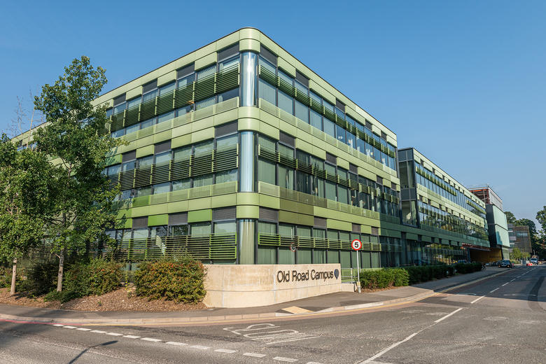 The Old Road Campus healthcare research building at Oxford University. credit: Oxford University