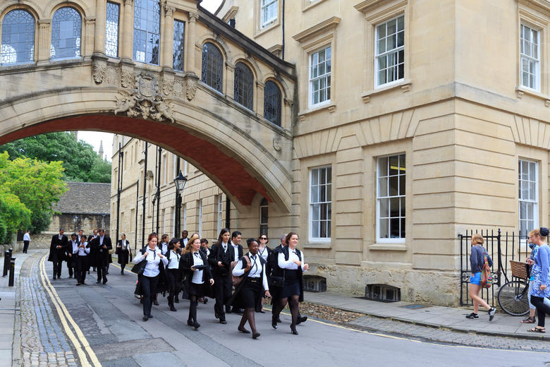 Students graduating, Hertford College Oxford