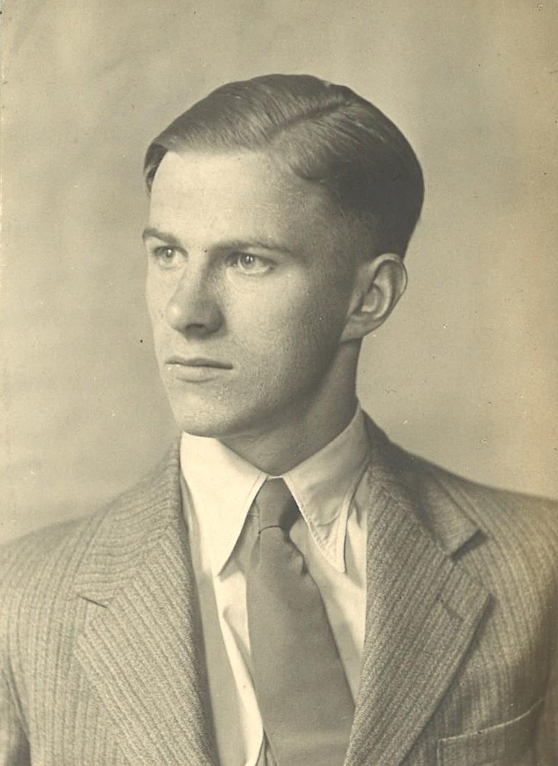 A picture of Bill Frankland, aged 18