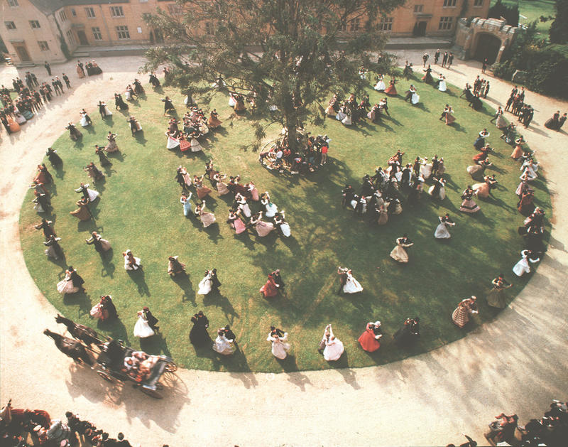 Dance scene shot in Oxford, from the movie Heaven's Gate