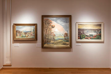 Paul Nash paintings on display